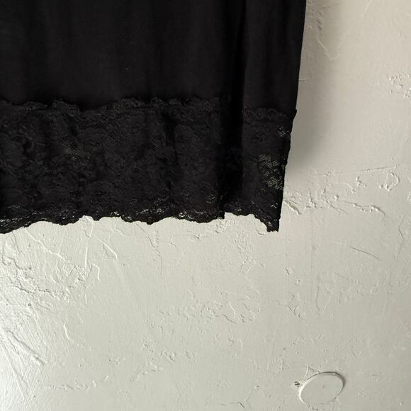 Wet Seal Black Strapless Tube Top M Lace Trim Y2K Going Out Stretchy - Picture 4 of 7